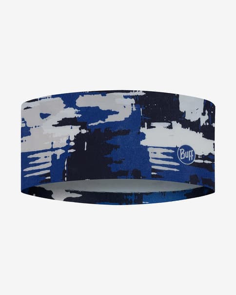 Cinta para la cabeza Buff Thermonet Primaloft azul blanco