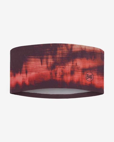Cinta para la cabeza Buff Thermonet Primaloft rojo granate