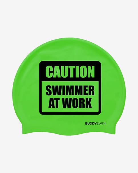 Gorro de silicona BuddySwim CSW verde