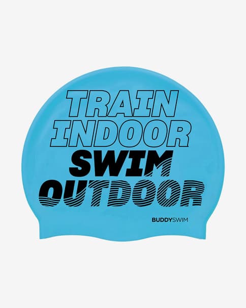 Gorro de silicona BuddySwim TSO azul negro
