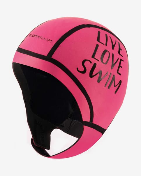 Gorro de natación Buddyswim Neopreno Trilaminate Warmth 2.5mm rosa