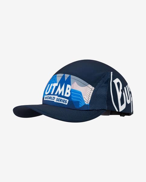 Casquette Buff 5 Panel Go UTMB 2025 bleu nuit