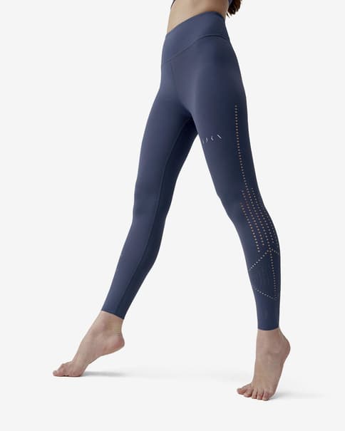 Malla larga Born Living Yoga Saril azul oscuro mujer