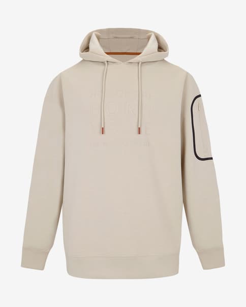 Sudadera con capucha Born Living Yoga Waikato blanco crema