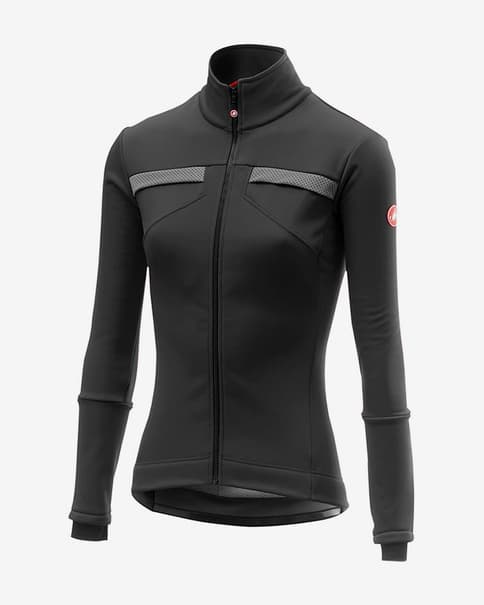 Castelli Dinámica GORE-TEX INFINIUM™ Damen Jacke schwarz/grau