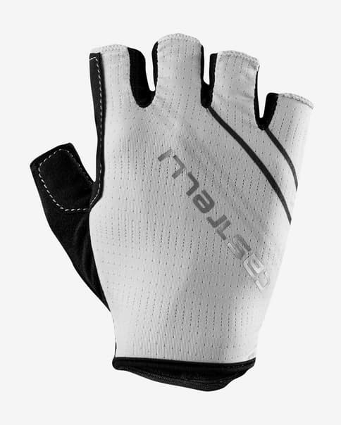 Guantes Castelli Dolcissima 2 marfil gris oscuro plateado mujer