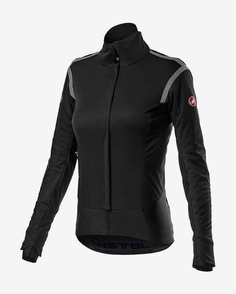 Chaqueta Castelli Alpha RoS 2 Rosso Corsa GORE-TEX INFINIUM™ negro mujer