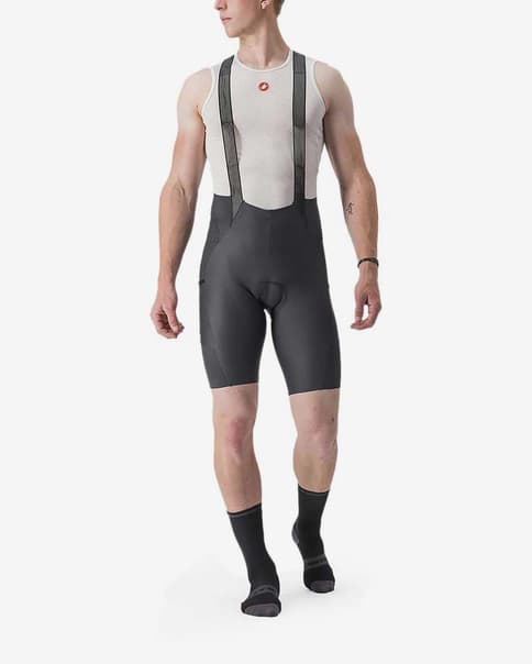 Castelli Free Unlimited Trägerhose dunkelgrau