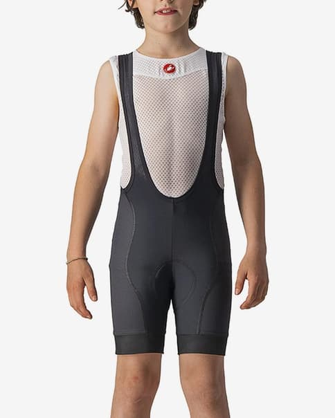 Castelli Competizione Kinder Trägerhose schwarz