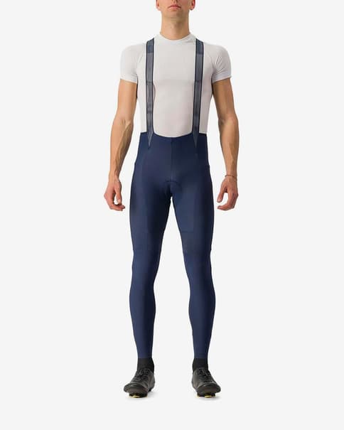 Castelli Free Aero Rosso Corsa Bib Tights Night Blue