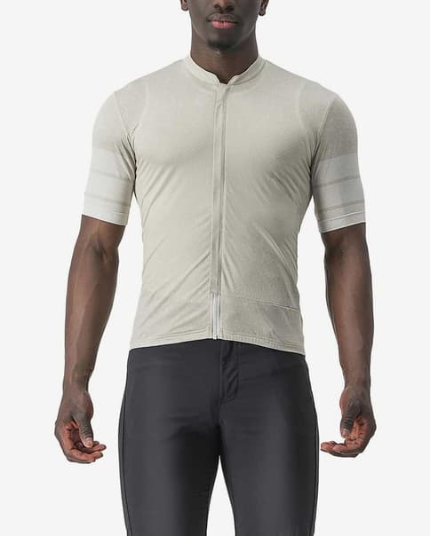 Castelli Unlimited Terra Kurzarmtrikot hellgrau