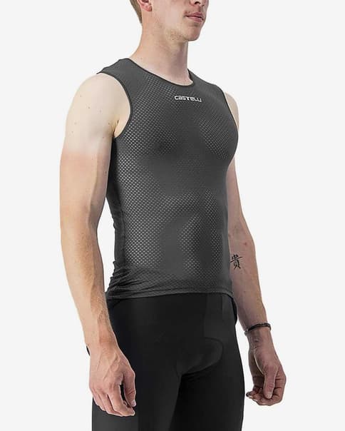Camiseta interior Castelli Pro Mesh 2.0 sin mangas negro