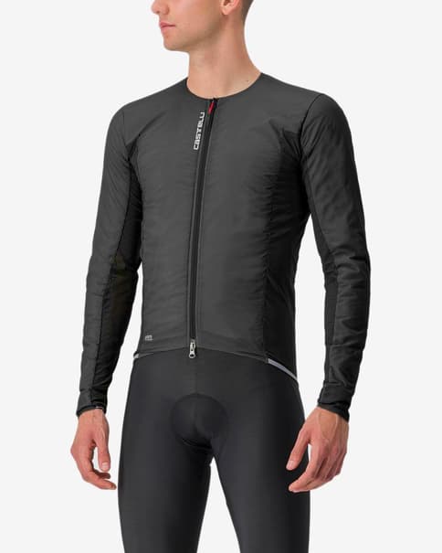 Maillot Castelli Fly Jack-sey GORE-TEX INFINIUM™ manga larga negro claro