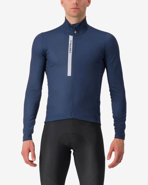 Maillot Castelli Entrata Thermal manga larga azul noche