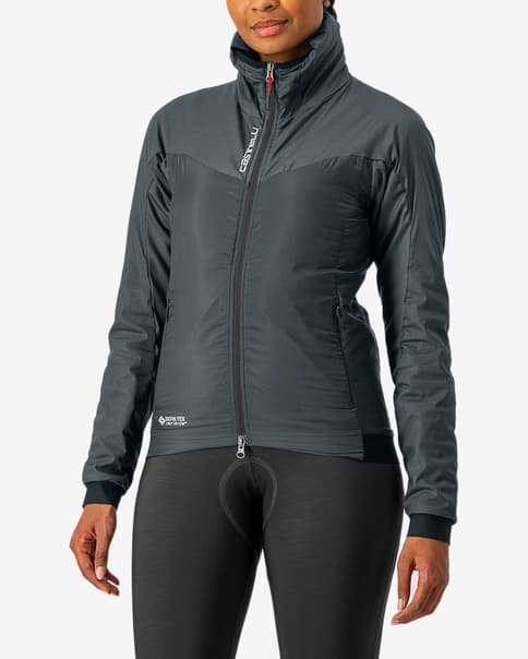 Chaqueta Castelli Fly Thermal GORE-TEX INFINIUM™ gris urbano mujer