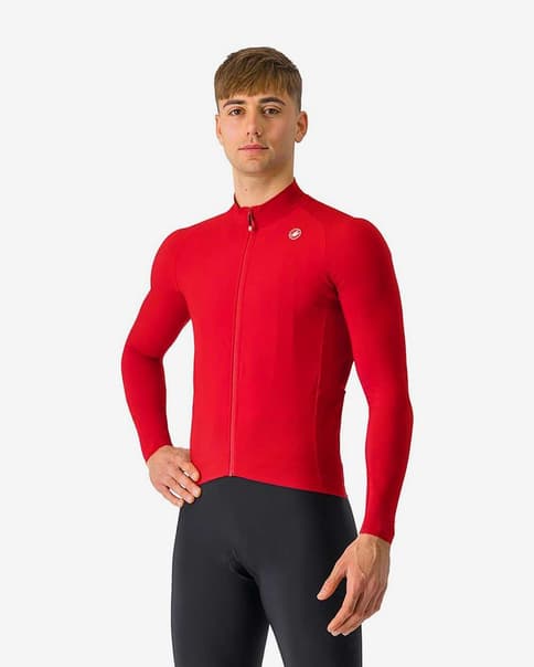 Castelli Aero Race long sleeve jersey intense red