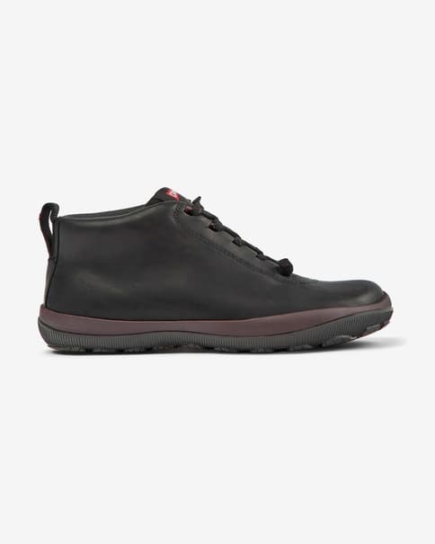 Zapatos Camper Peu Pista GM GORE-TEX Leather negro granate mujer
