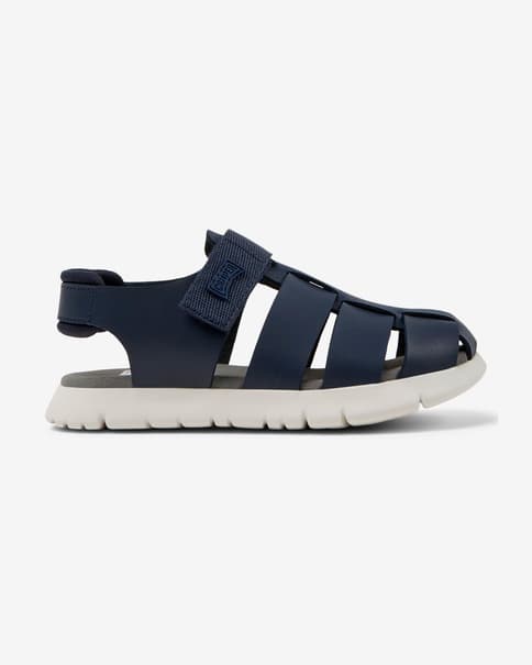 Camper Oruga Kinder Sandalen marineblau/weiß