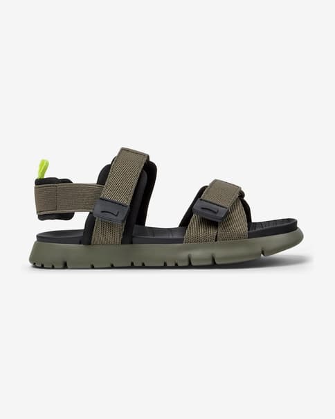 Camper Oruga Kinder Sandalen grün-grau