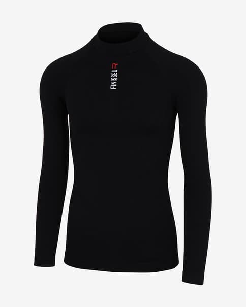 Camiseta interior Finisseur Thermal Neck Protection manga larga negro