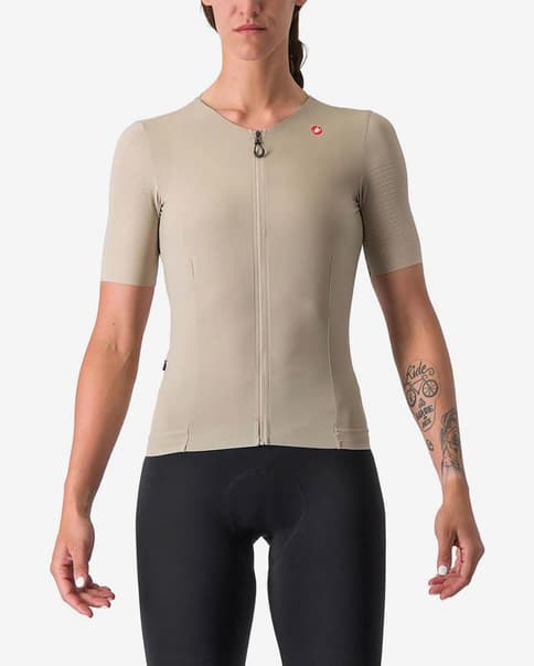 Maillot Castelli Premio manga corta arcilla mujer