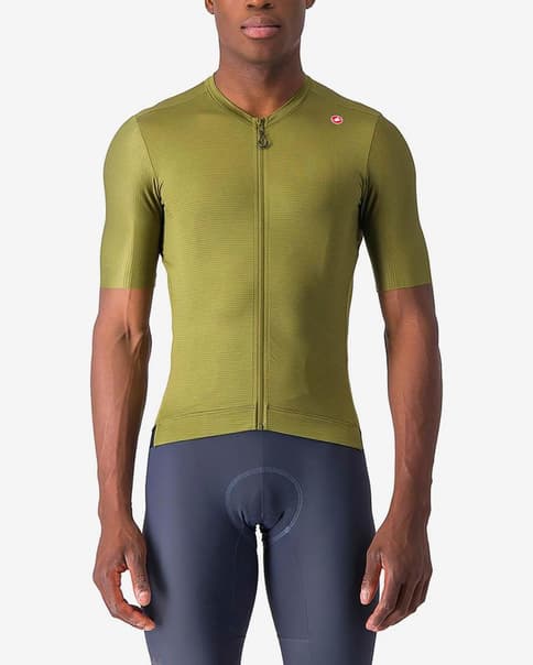 Maillot Castelli Espresso manche courte vert sauge