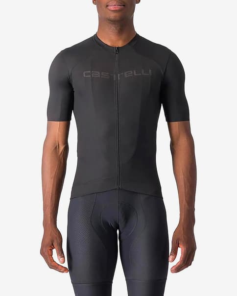 Maillot Castelli Prologo Lite manga corta negro claro