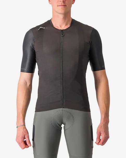 Maillot Castelli Unlimited Pro manga corta negro claro