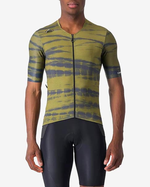 Maillot Castelli Unlimited Pro manga corta verde salvia
