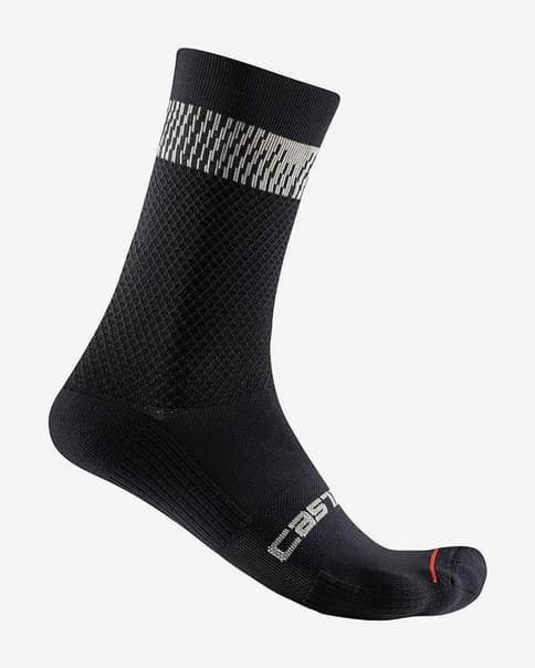 Calcetines Castelli Unlimited 18 negro plata