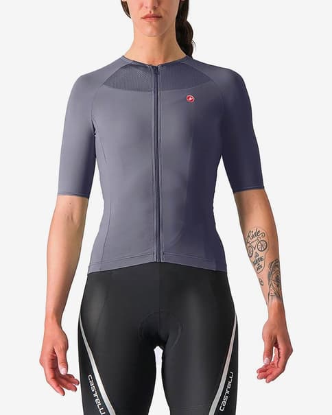 Maillot Castelli Velocissima 2 manga corta azul crepúsculo mujer
