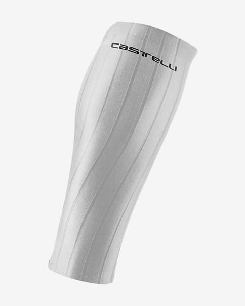 Medias de compresión Castelli Fast Legs Rosso Corsa blanco mujer