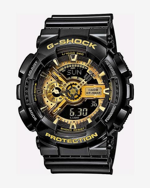 Casio G-Shock GA-110GB negro dorado