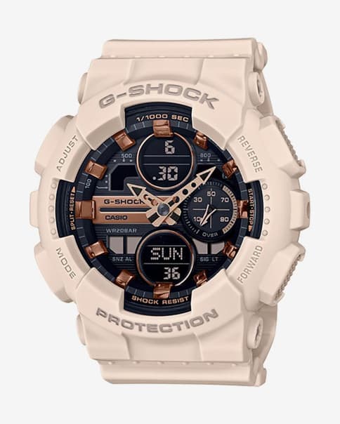 Casio G-Shock GMA-S140M rosa bronce mujer