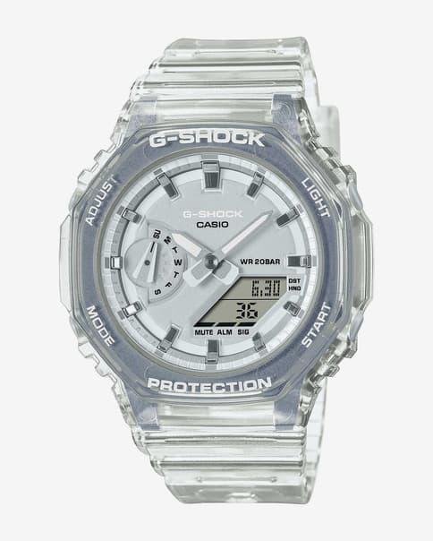 Casio G-Shock GMA-S2100 Skeleton x Metallic Dial transparente