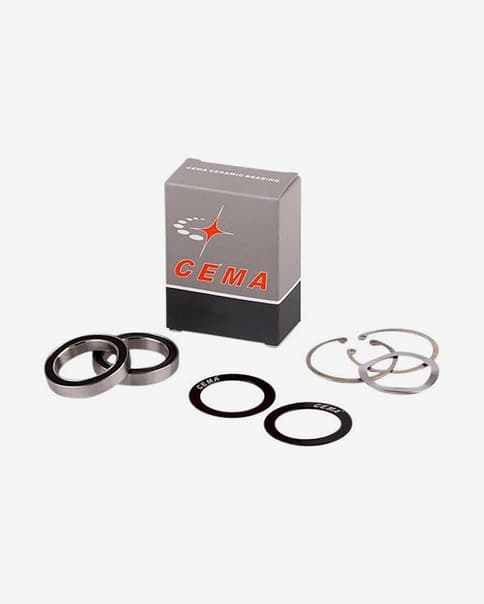Axe de pédalier Cema BB30 pour BB30/PF30 Chrome