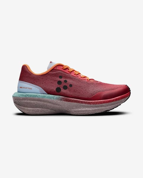 Zapatillas Craft Endurance Trail rojo blanco mujer