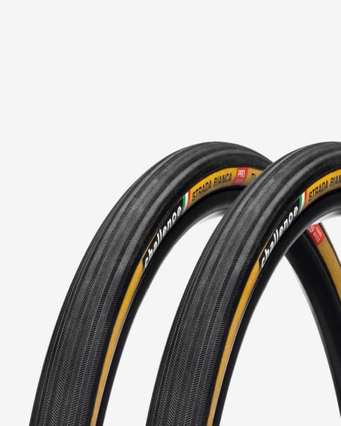 Pack Pneu Challenge Strada 700x25 Tubeless Ready noir (2 unités)