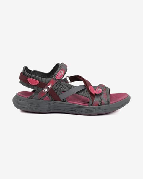 Sandalias Chiruca Ayamonte gris oscuro violeta mujer