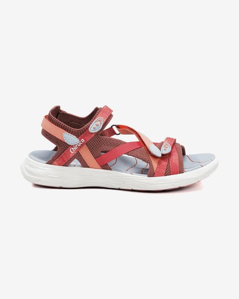 Sandalias Chiruca Ayamonte rojo naranja mujer