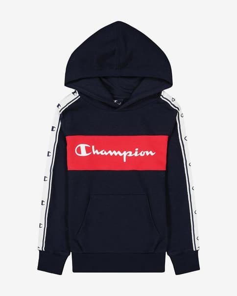 Sudadera con capucha Champion Legacy negro rojo infantil