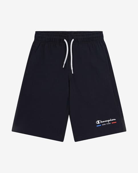 Pantalón corto Champion Legacy Graphic Bermuda negro niño