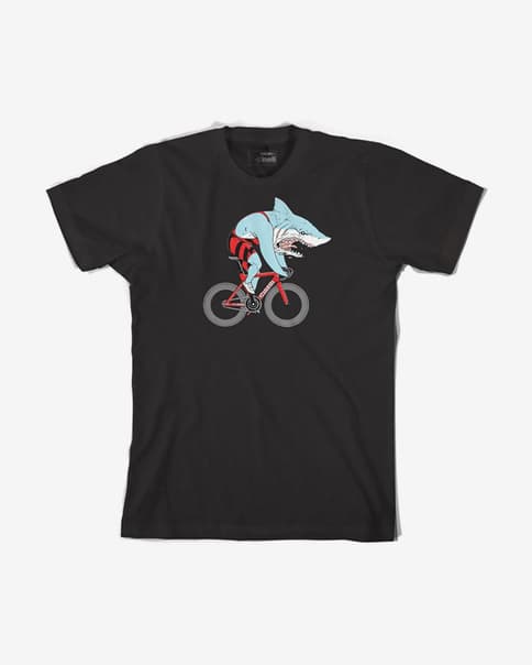 Cinelli Sam Turner Shark T-Shirt black