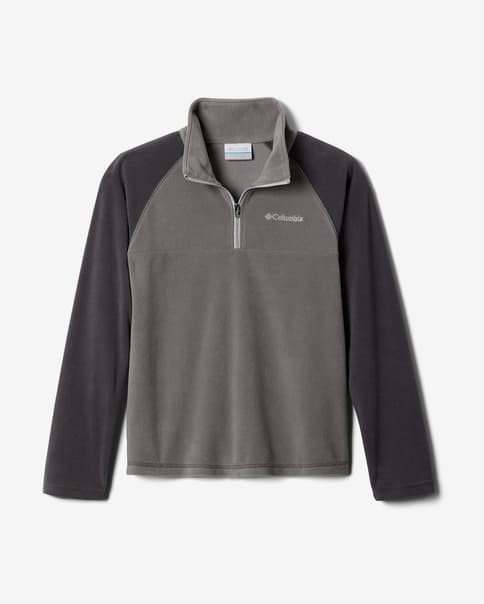 Pile Columbia Glacial Half Zip grigio scuro bambini