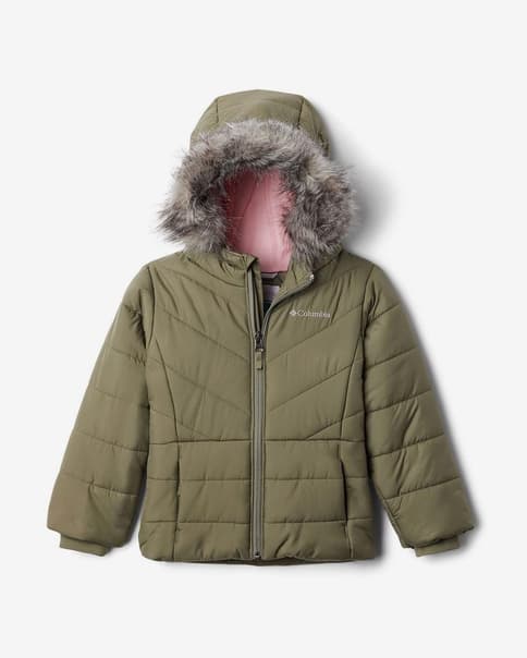 Giacca Columbia Katelyn Crest beige rosa bambini