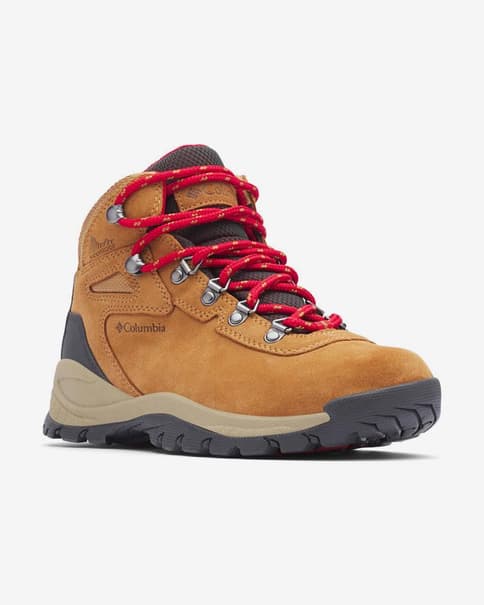 Botas Columbia Newton Ridge Plus Waterproof Amped marrón claro rojo mujer