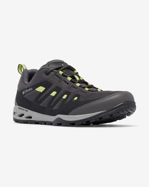 Zapatillas Columbia Vapor Vent gris oscuro amarillo