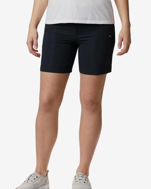 Pantalón corto Columbia Peak To Point 8" negro mujer