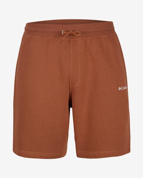 Pantalón corto Columbia Logo Fleece marrón terracota
