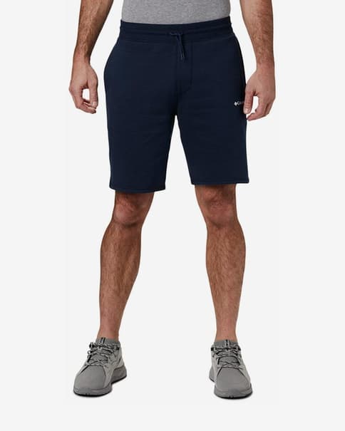 Pantalón corto Columbia Logo Fleece azul oscuro